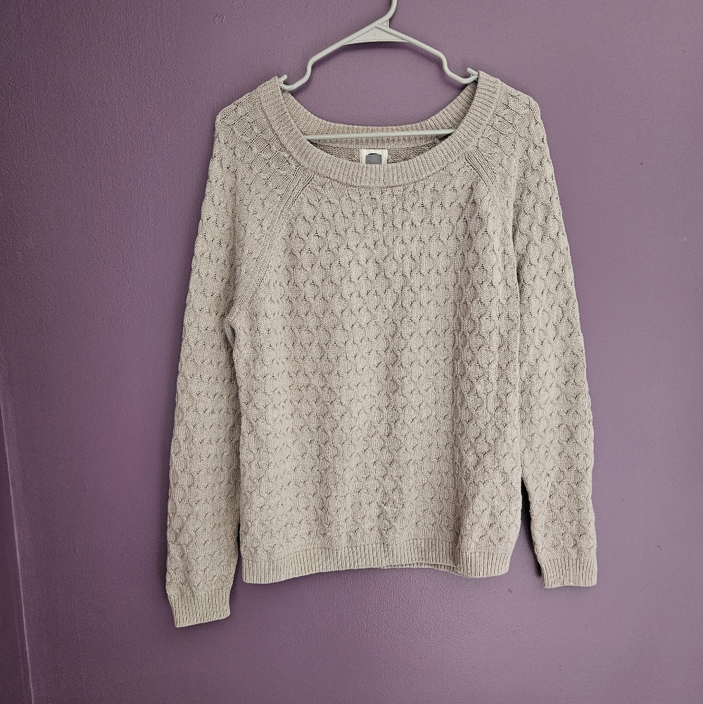 Woman's XL Tan Sweater
